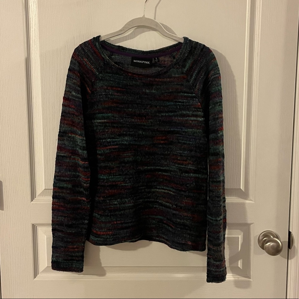 SALE MinkPink Multi Colored Knit Sweater | S